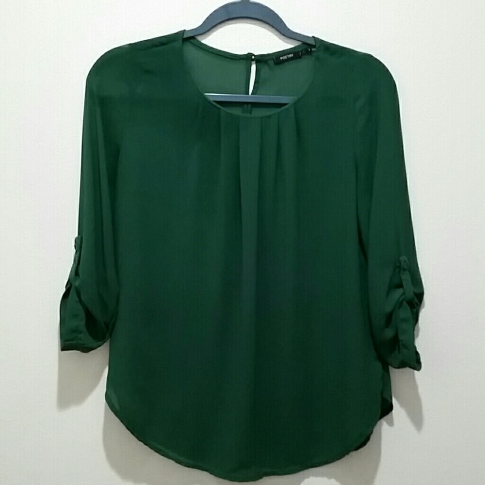 🛍 Poetry Sheer Blouse
